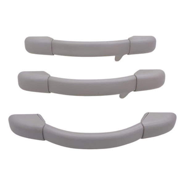 Kit 3 Alças Teto Peugeot 206 2007 Branco