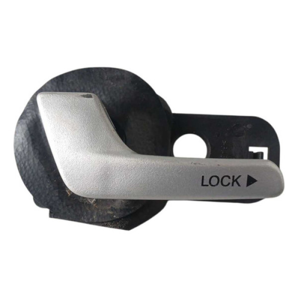 Maçaneta Interna Porta Traseira Esquerda Fiat Palio 08/11 Preto Traseira