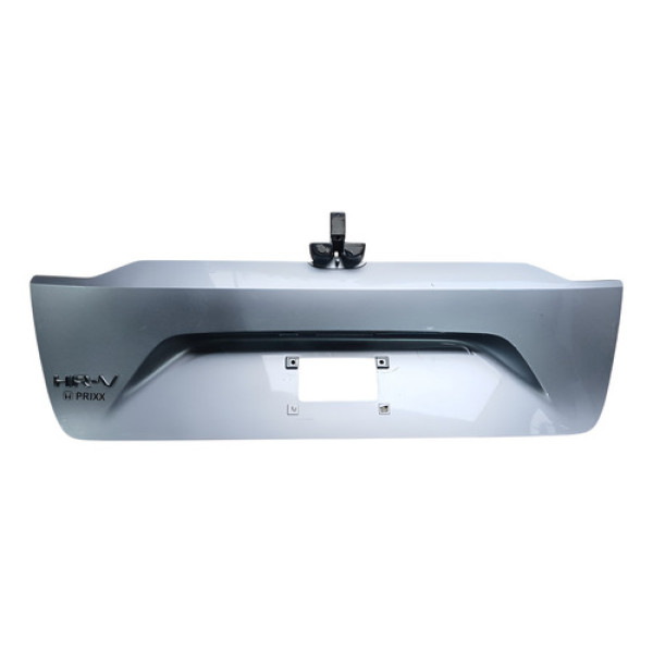 Aplique Tampa Traseira Honda Hr-v 2023/2025 C/riscos Prata Prata