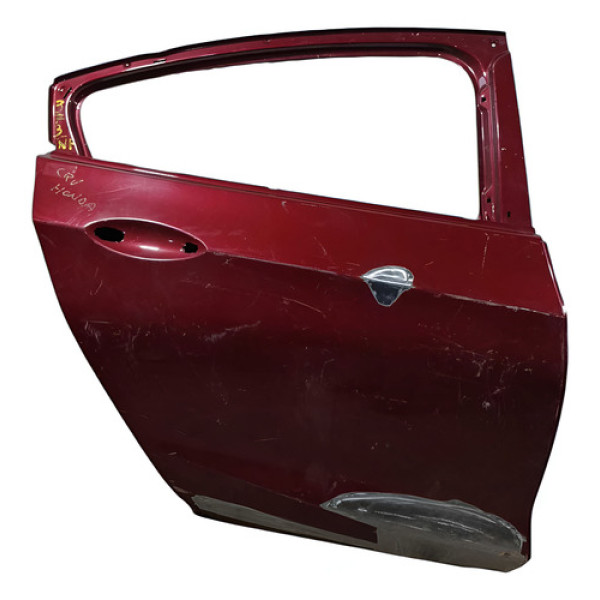 Porta Traseira Direita Recuperada Cruze 2017/2020* Traseira Direia Vermelho