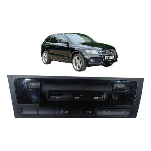 Radio Central Multimídia Audi Q5 2015 Preto Preto