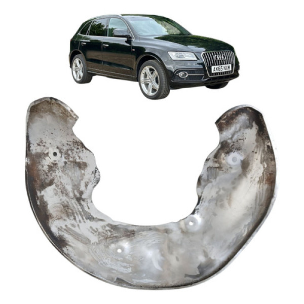 Defletor Protetor Disco Freio Dianteiro L.e Audi Q5 2015 Cinza