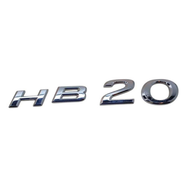 Emblema Traseiro 4 Letras Hyundai Hb20 2016