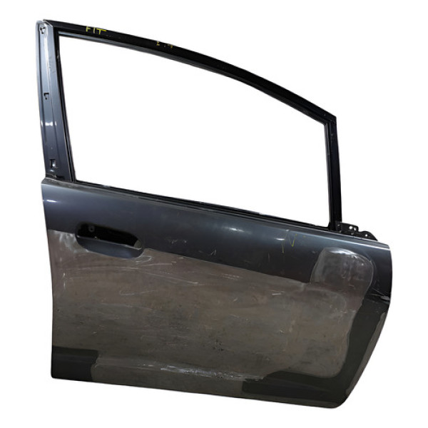 Porta Dianteira Direita Recuperada Honda Fit 2009  - Dianteira - Direita - Cinza