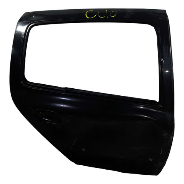 Porta Traseira Direita Renault Clio  2000/2013 Preto Direita Traseira