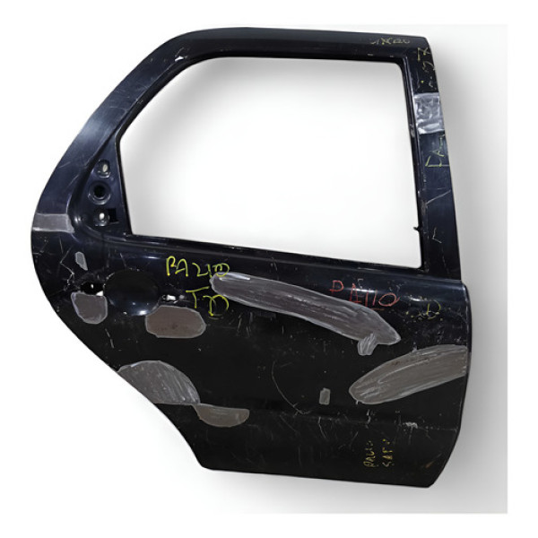 Porta Traseira Direita Recuperada Fiat Palio 2001/07 - Traseira - Direita - Preto