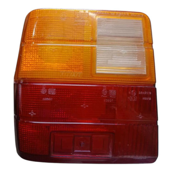 Lente Traseira Fiat Uno 1984 Até 2003 Tricolor Vermelho