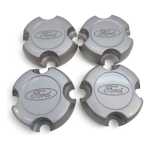 Jogo Calota Meio Roda Ecosport 2003 A 12 2n151000ac Original Cinza