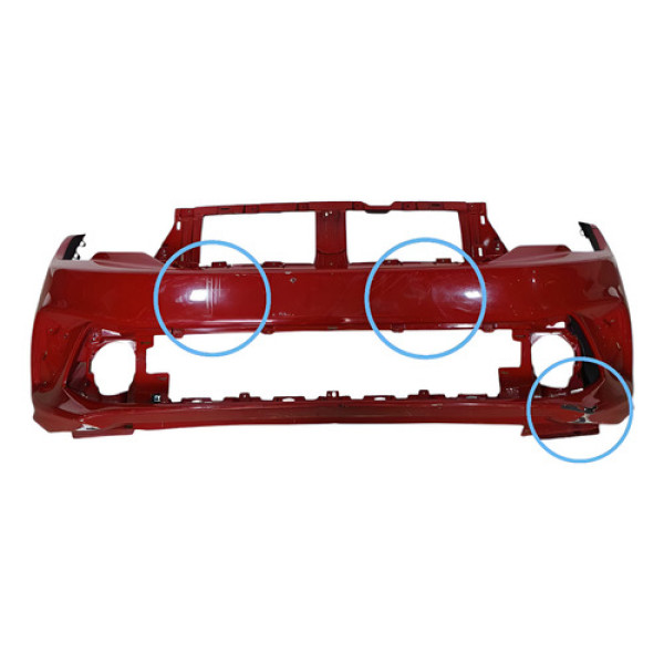 Parachoque Dianteiro Argo 17/21 Original C/detalhes Vermelho