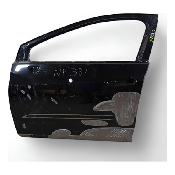 Porta Dianteira Esquerda Recuperada Cruze 2017 Chevrolet Dianteira Esquerda Preto
