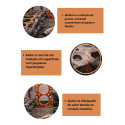 Abro Copper Gasket Spray 255g Formador Juntas Cobre Dourado Dourado