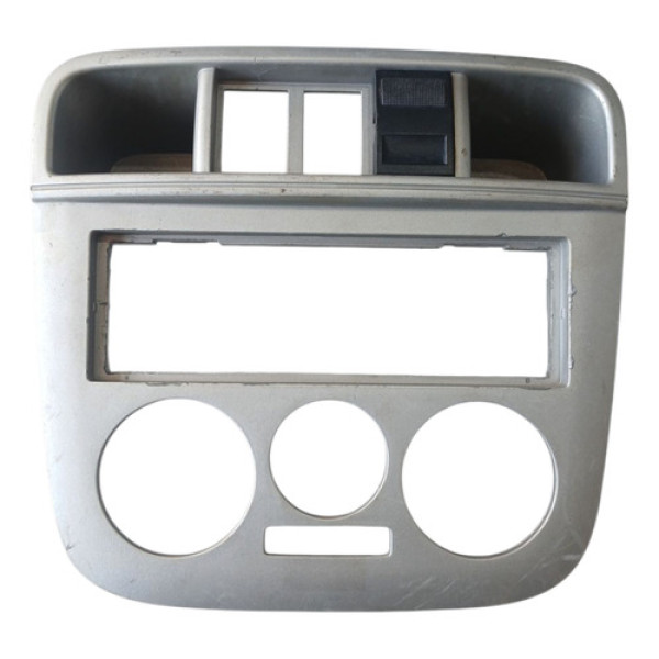 Moldura Painel Central Vw Gol G4 05/07 Cinza 0 Cinza