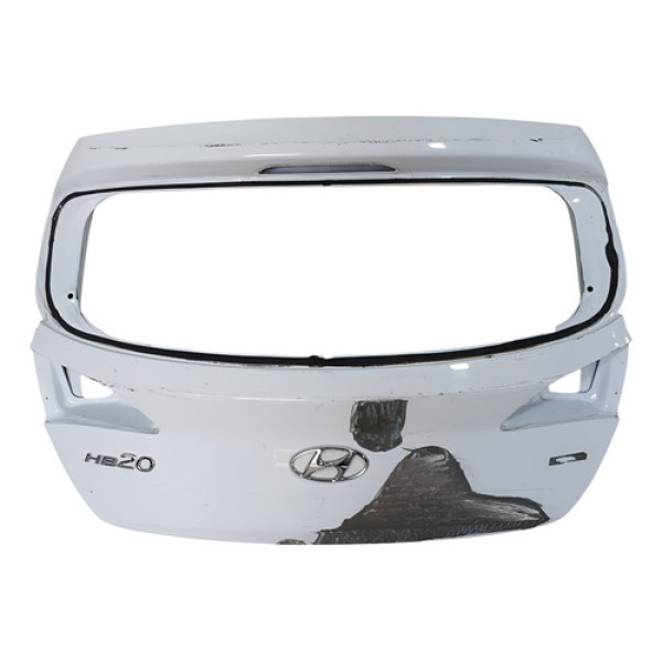 Tampa Traseira Hyundai Hb20 Hatch 2013/2019 (recuperada). Branco