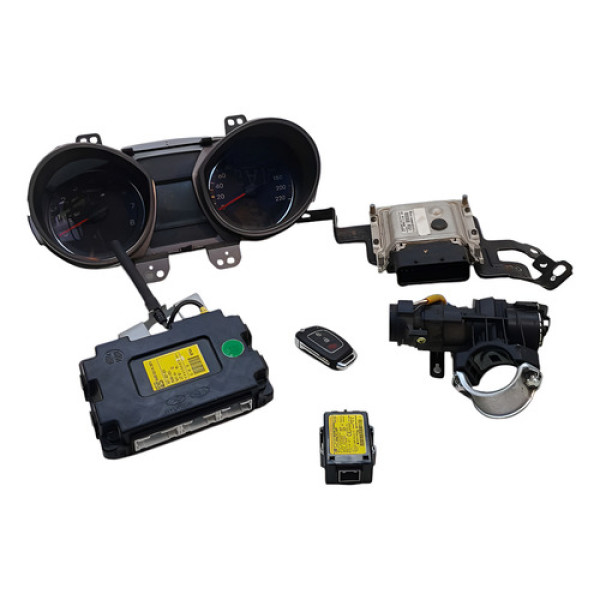 Hyundai Hb20 Kit Modulo E Chave Painel Instrumento Preto