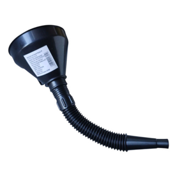 Funil Flexível De Plástico Pp Hutz Preto Preto