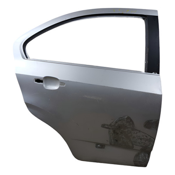 Porta Traseira Direita Recuperada Sonic Sedan 20012/14  Traseira Direitra Prateado