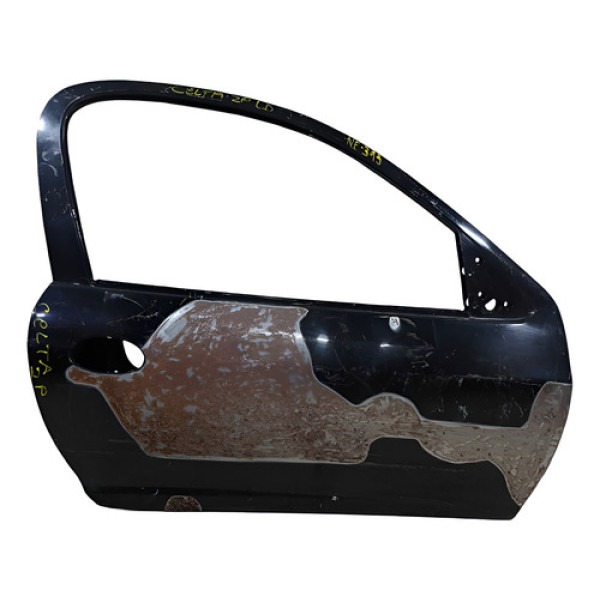 Porta Dianteira Direita Recuperada  Celta 2p 2012 Dianteira Direita Preto