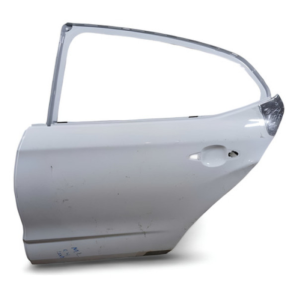 Porta Traseira Recuperada Citren C4 2015/2016 - Traseira - Esquerda - Branco