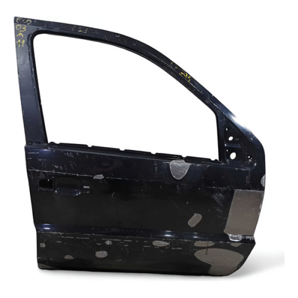 Porta Dianteira Direita Recuperada Ford Eco Sport 2003/2011 Dianteira Direita Preto