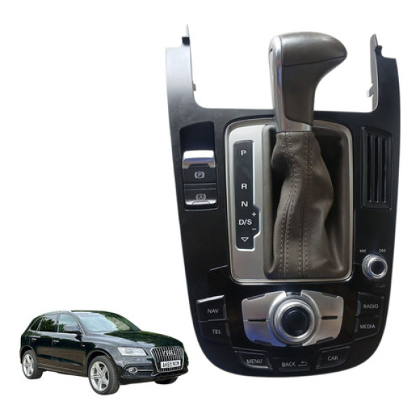 Moldura Completa Console Central Audi Q5 2015 Preto Preto