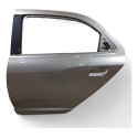 Porta Traseira Esquerda Cobalt  2013/23 Recuperavel Traseira Esquerda Prateado