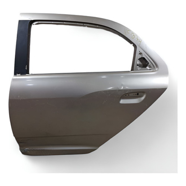 Porta Traseira Esquerda Cobalt  2013/23 Recuperavel Traseira Esquerda Prateado