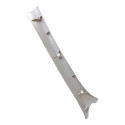 Moldura Coluna Esq Parabrisa Chevrolet Corsa Classic 2015 Branco
