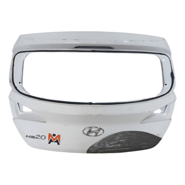 Tampa Traseira Hyundai Hb20 Hatch 2013/2019 (recuperada) Branco