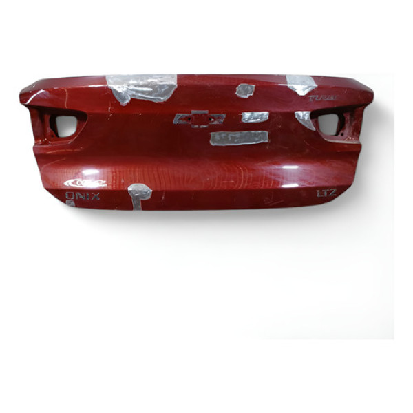 Tampa Traseira Recuperavel Gm Onix Sedan Plus 2020 2021 [04 Vermelho