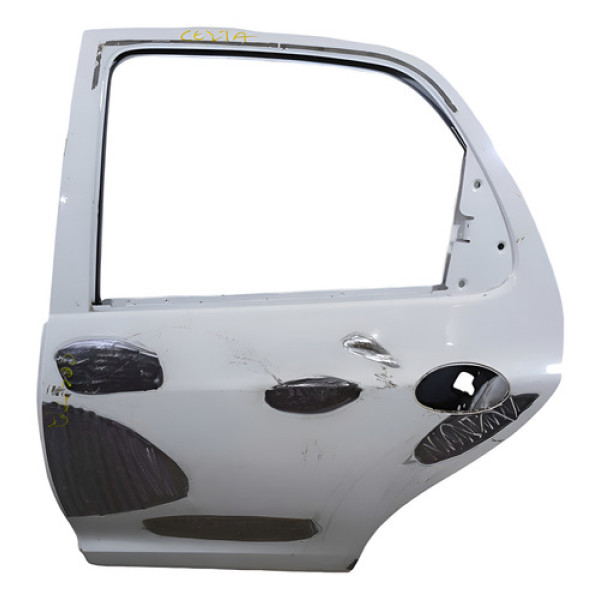 Porta Traseira Esquerda Recuperada Celta /pisma 2007 Traseira Esquerda Branco