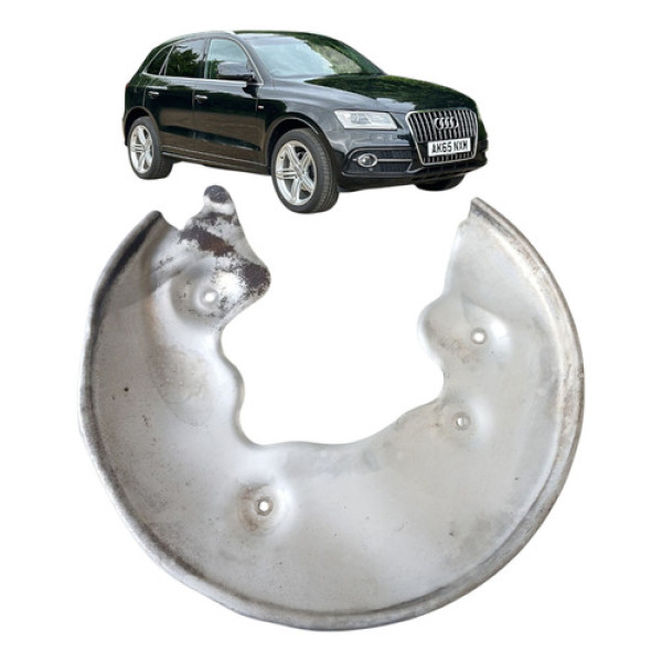 Defletor Protetor Disco Freio Traseiro L.e Audi Q5 2015 Cinza