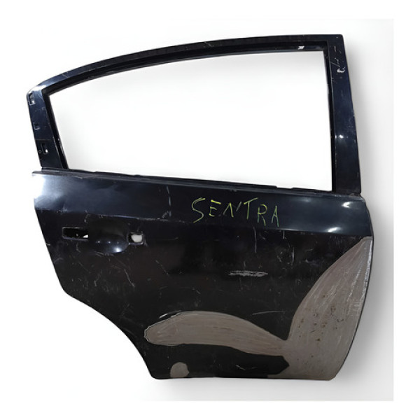 Porta Traseira Direita Recuperada  Sentra 2009 Traseira Direito Chumbo