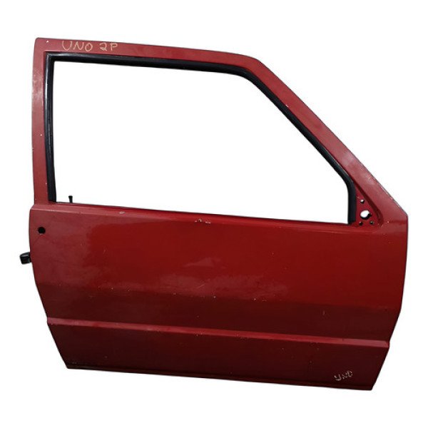 Porta Uno 2005 A 2008 Dianteira Direita - Dianteira - Direita - Vermelho