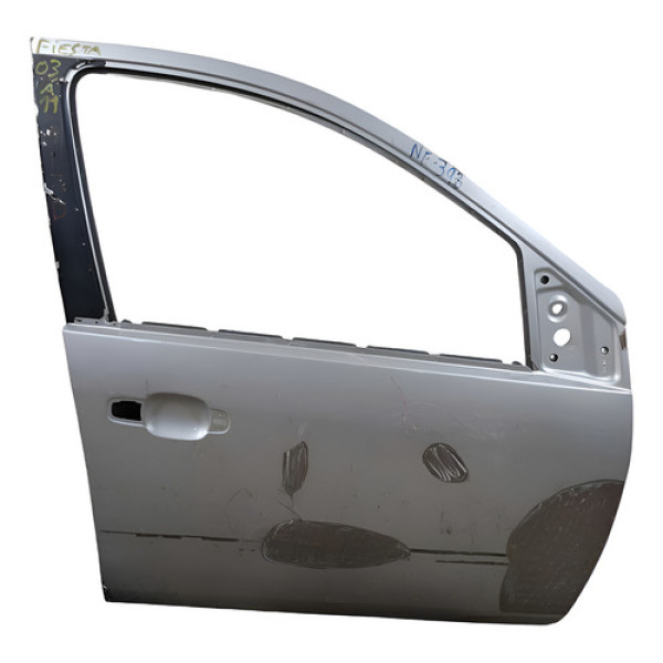 Porta Dianteira Direita Recuperada  Ford Fiesta 2003/11 - Dianteira - Direita - Preto