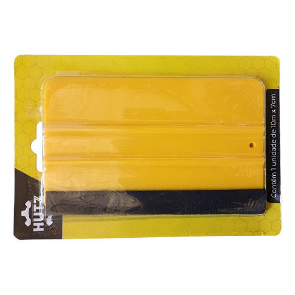 Espátula Amarela Com Feltro Para Aplicação De Película