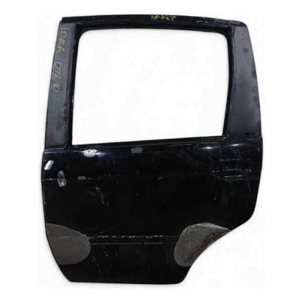 Porta Traseira Esquerda Recuperada Fiat  Idea  2006 - Traseira - Esquerda - Preto