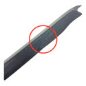 Friso Lateral Traseiro Lado Esquerdo Gm Chevette 87/93 Preto Preto