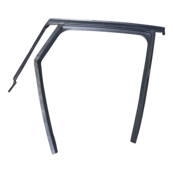 Borracha Canaleta Porta Tras Dir Renault Captur 2018 Preto