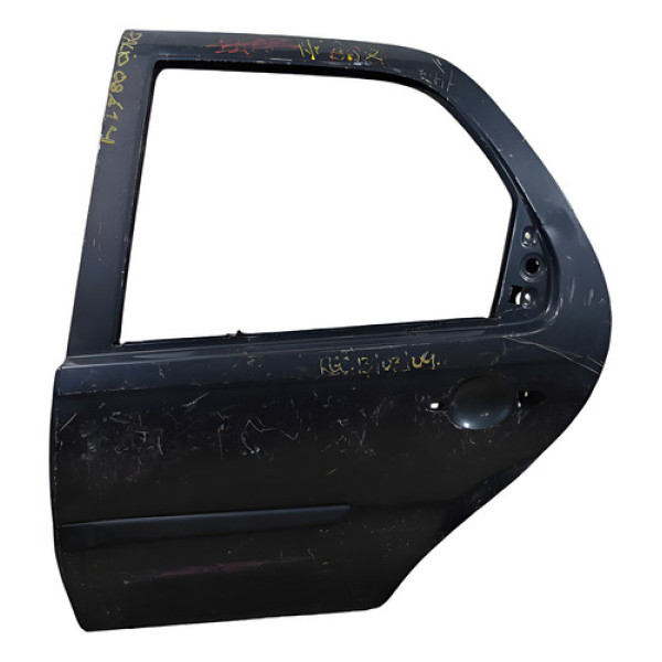 Porta Traseira Esquerda  Recuperavel Palio  2009/2014 - Traseira - Direita - Preto