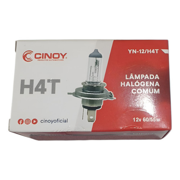 Lâmpada Halogena Comun H4 12v 60/55w Cinoy