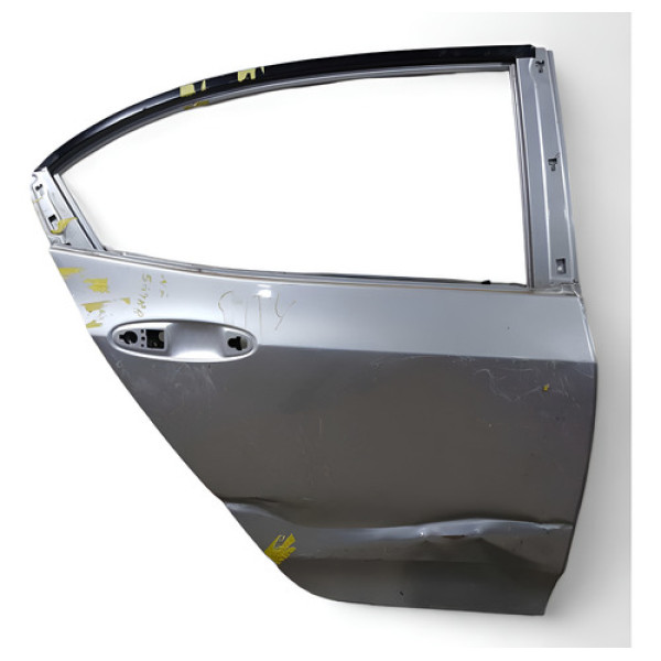 Porta Traseira Direita Honda City Recuperavel  2015/21 Cinza Direita Traseira