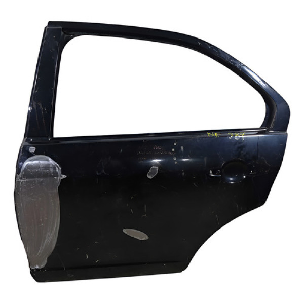 Porta Traseira Esquerda Recuperada  -ford Fusion 2008 Traseira Esquerda Preto