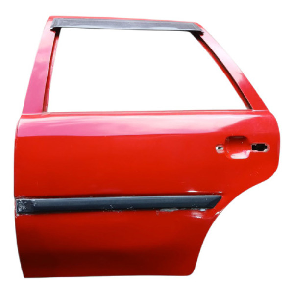 Porta Traseira Esquerda Volkswagen Gol G4 2007  Traseira Esquerda Vermelho