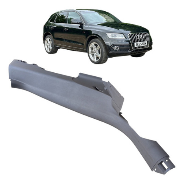 Acabamento Soleira Traseira Direita Audi Q5 2015  Marrom-claro