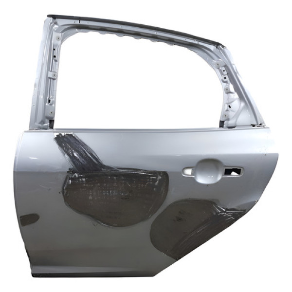 Porta Traseira Esquerda Recuperada Ford Focus Hatch 2014/18 Traseira Esquerda Prateado