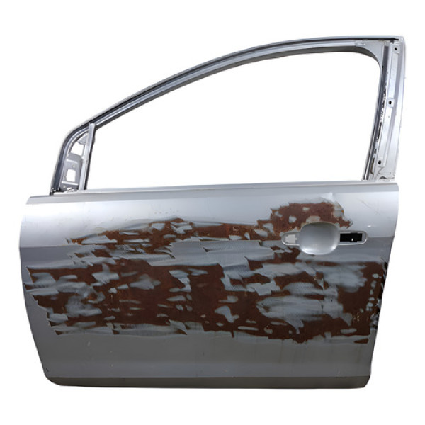 Porta Dianteira Esquerda Recuperada Focus 2012 - Dianteira - Esquerda - Preteado