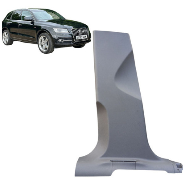 Acabamento Coluna Central Esquerda Audi Q5 2015 Marrom Marrom