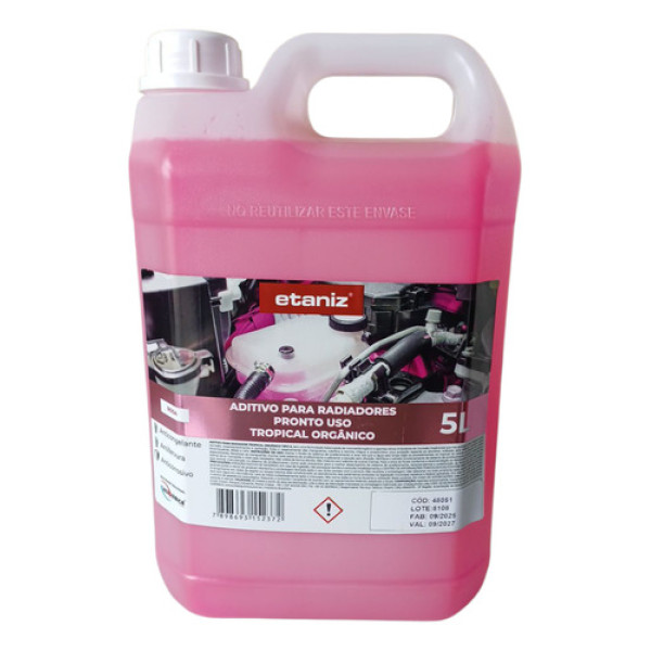 Aditivo Radiador Original Concentrado Organico 5l Etaniz