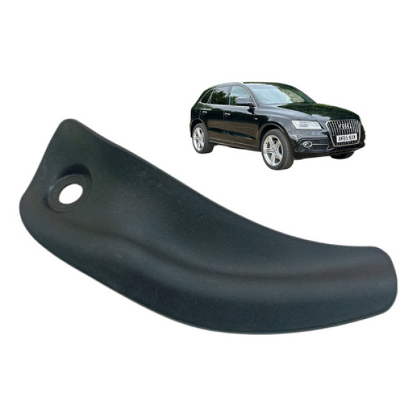 Capa Spoiler Esquerdo Porta Malas Audi Q5 2015 Preto Preto