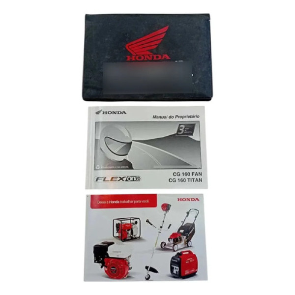Manual Do Proprietário Honda Cg 160 Fan Titan 2020